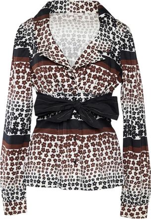 Kenzo floral-print cotton shirt - Brown