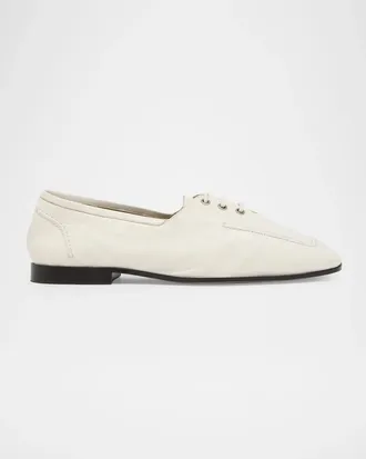 Bottega Veneta Gino Lace-Up Leather Shoes