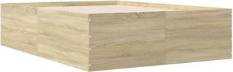 vidaXL Bed Frame without Mattress Sonoma Oak 120x200 cm Vidaxl