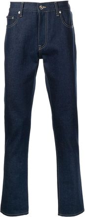 Off-white Diag slim-fit jeans - men - Cotton - 30 - Blue