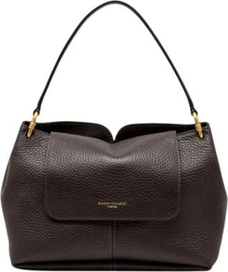 Gianni Chiarini Sandra - Dames - Schoudertassen - Bruin - ONE Size - Leer - Tassen