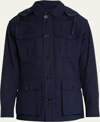 Ralph Lauren Purple Label Mens Hartridge Hooded 4-Pocket Jacket