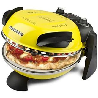 G3Ferrari G3 Ferrari - G10006 Pizza Express Delizia Forno Pizza 1200 w 400&deg;C Pizza fragrante in 5 minuti Ricettario incluso Giallo