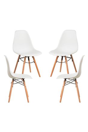 Regalos Miguel Packs Sillas Comedor - Pack 4 Sillas Nedi - Blanco