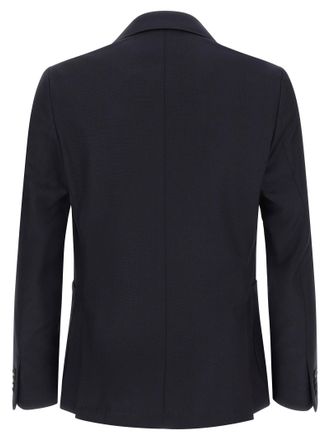 Pal Zileri Mens Blue Wool Blazer Clothing