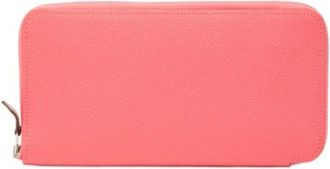 Herm&egrave;s Pre-owned Wallets, female, Pink, Size: ONE SIZE Pre-owned Leather Wallet