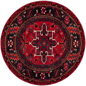 Safavieh Alfombra rojo/azul marino 160 x 160 cm
