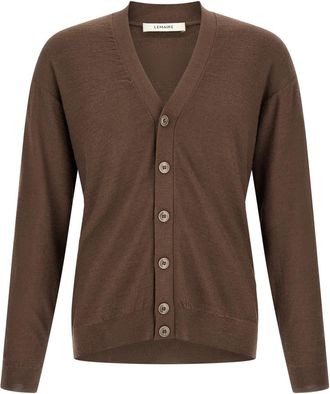 Christophe Lemaire Brown Button-Up Cardigan