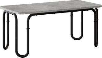vidaXL Mesa De Centro Gris Hormig&oacute;n 79,5 X 40 X 36 Cm Vidaxl
