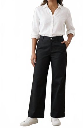 Sablyn Bex Low Rise Twill Pants In Black