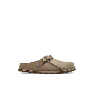 Birkenstock Lutry Premium Split - Heren - Slip ons - Beige - 40 EU - Leer - Schoenen