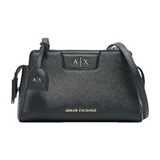 A|X Armani Exchange Dames, Tassen, Zwart, Maat: ONE Size Leer