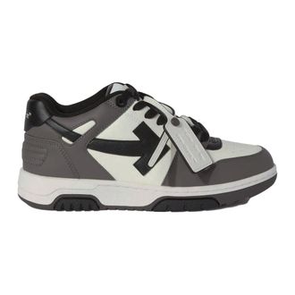 Off-white Schoenen, Heren, Veelkleurig, 45 EU, Leer, Donkergrijs/Zwart Sneakers - Out Of Office