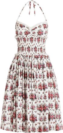 Dolce & Gabbana Midikleid mit Blumendruck