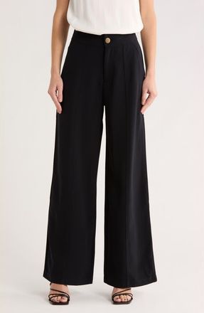 Parker Wide Leg Pants in Rich Black at Nordstrom Rack, Size 00