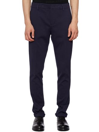 Dondup Mens Mod Gaubert Pants - Dark Blue Metal - Size 36 (Waist)