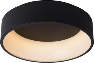 Lucide L&aacute;mpara de techo de aluminio con 1 led integrado, negro