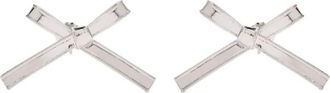 Marc Jacobs The Lingerie Bow Earrings - Dames - Oorbellen - Grijs - ONE Size - Accessoires