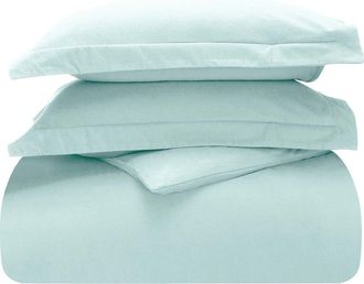 Superior Cotton Flannel Paisley Duvet Set in Light Blue at Nordstrom Rack, Size King/california King