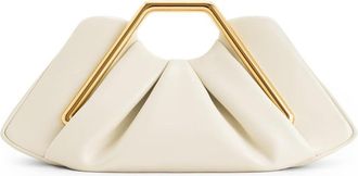 Generic Womens Formal Dressy PU Leather Clutch Purse, Elegant Designer Pleated Evening Top-Handle Handbag, Chic Soft Crescent Bag for Wedding, Prom & Party (0