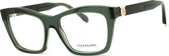 Ferragamo SF3022 320 Transparent Khaki 53mm
