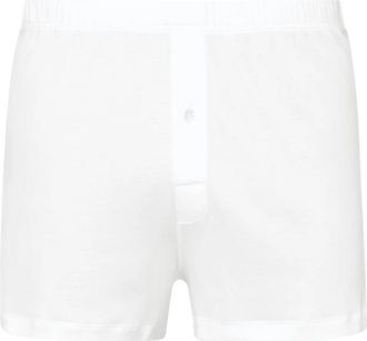 Hanro White Sea Island Boxer Shorts Size XL