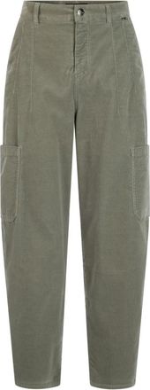 Marc Cain Ruma Tapered Broeken - Dames - Broeken - Groen - 3XL - Broeken