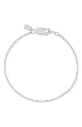 AllSaints Leor Chain Link Bracelet in Warm Silver at Nordstrom