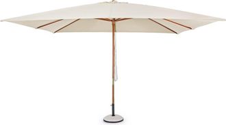 Outdoor Living Sombrilla de madera natural y dosel de 3x4