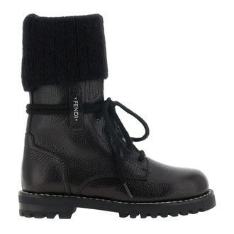 Fendi Botas de tobillo Commando - Shoes - Mujer - Negro - 37 1/2 EU