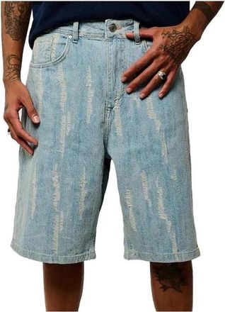Kaporal Arty Denim Shorts - Heren - Denim shorts - Blauw - W34 - Denim - Korte Broeken
