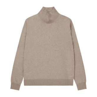 Munthe Tarikko Strik 1620 - Dames - Coltruien - Beige - 2XL - Truien & Vesten