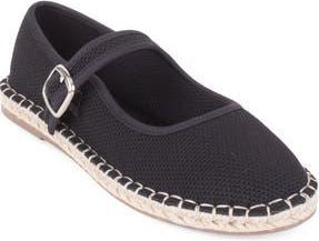Elie Tahari Willow Esapdrille Mary Jane Flat in Black at Nordstrom Rack, Size 6.5