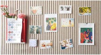 OEM Tablero Decorativo De Fieltro - 0,9 Cm De Grosor - Plegable - Apto Para Pegar Fotos - Marr&oacute;n Claro - 60 X 40 Cm