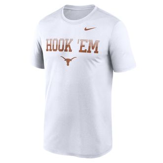 Nike Texas Primetime Kinetic Mantra Legend Nike Mens Dri-FIT College T-Shirt in White | NKGK10ATXE-XP8