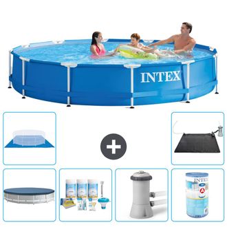 Intex Piscina Con Estructura Redonda - 366x76 Cm - 7-piezas S41590