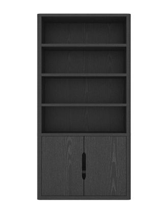 Manhattan Comfort Rivington Modern 40In Bookcase Cabinet (4-Shelf)