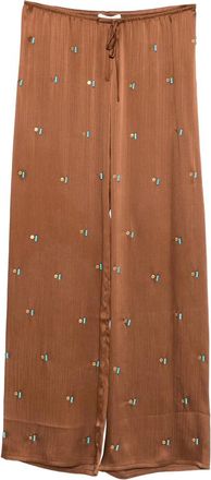 Siedres Manoce Embellished Drawstring Trousers
