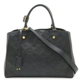 Louis Vuitton Pre-owned Handbags, female, Black, Size: ONE SIZE Pre-owned Shoulder Bag