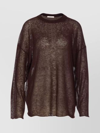 Haikure alpaca crewneck jumper