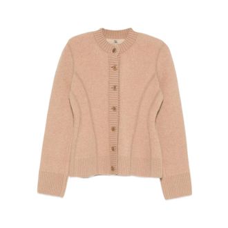 Ermanno Scervino Cardigans, female, Beige, S, Button-down Cardigan