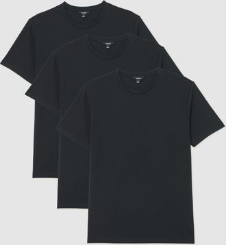 Reiss Black Bless Pack Cotton-jersey Crew-neck T-shirts Xxl