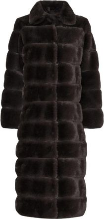 Notyz Faux Fur & Shearling Jassen - Dames - Jassen - Bruin - L - Polyester - Jassen