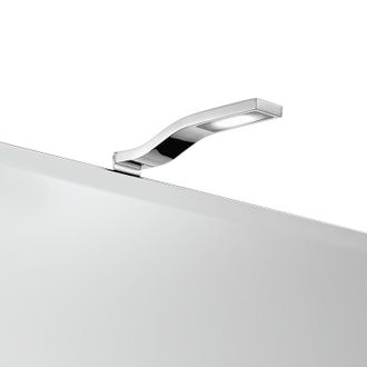 Rossini Illuminazione Abika - Applique Da Bagno A Led 3,6w Ip20 3000k Luce Calda, Corpo In Metallo Cromato Per Montaggio Su Specchio - Rossini Illuminazione