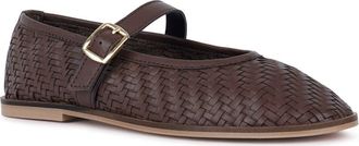 Rag & Co. Nazuka Woven Mary Jane Ballet Flat in Brown at Nordstrom Rack, Size 10