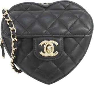 Chanel Borsa a spalla Pre-owned in pelle di agnello - - Pre-owned - Donna - Nero - ONE SIZE
