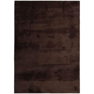 vidaXL Alfombras De &Aacute;rea Huarte Marr&oacute;n 170 X 120 Cm Poli&eacute;ster Vidaxl