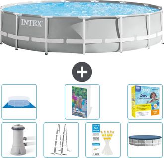 Intex Piscina Prism Frame Redonda - 457x107 Cm - 8-piezas S546