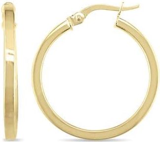 Delmar 10K Gold Hoop Earrings, 24mm at Nordstrom Rack