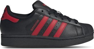 adidas Boys adidas Originals Superstar II - Boys Grade School Basketball Shoes - Black / Better Scarlet / Black Size 3.5